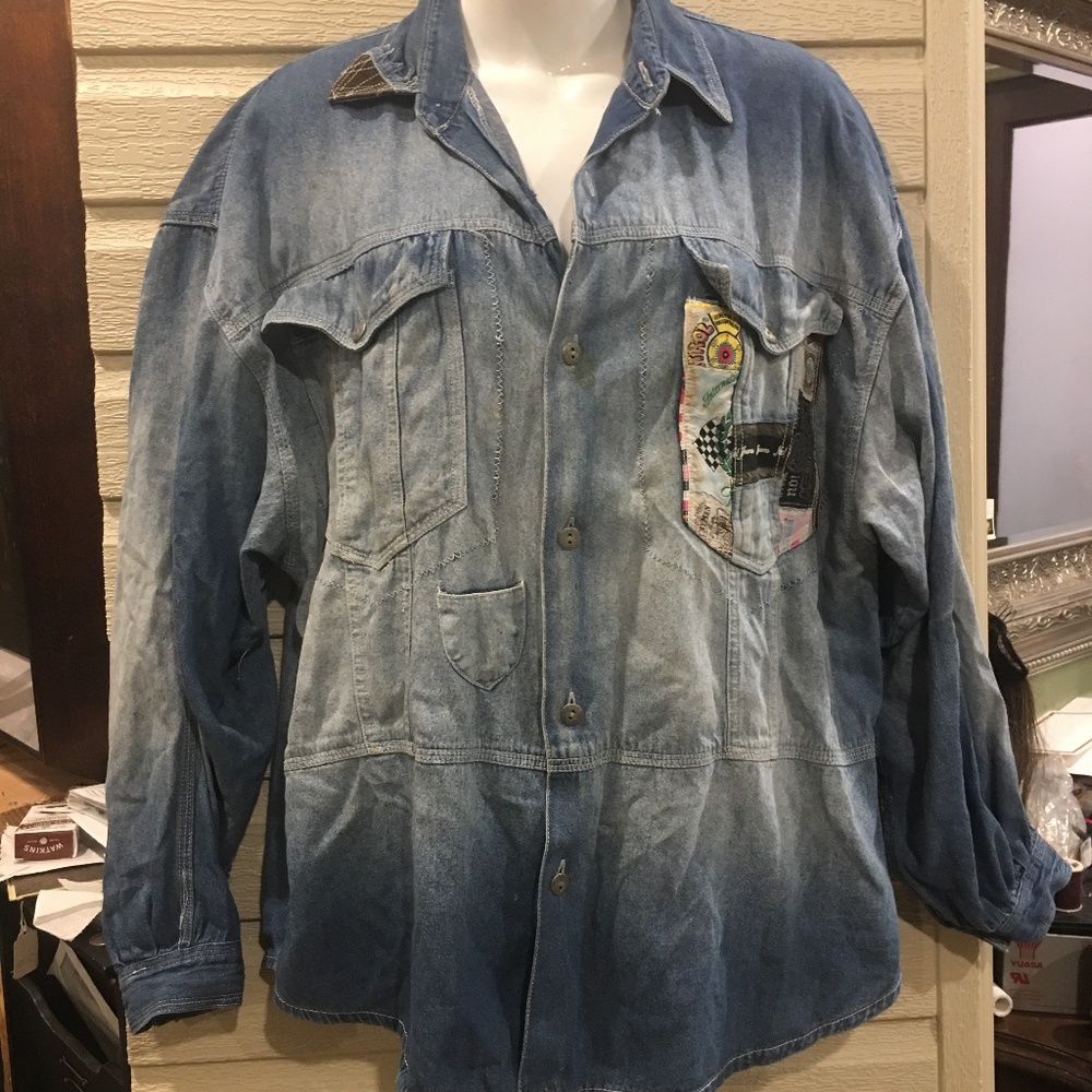 No Jeans denim shirt vintage